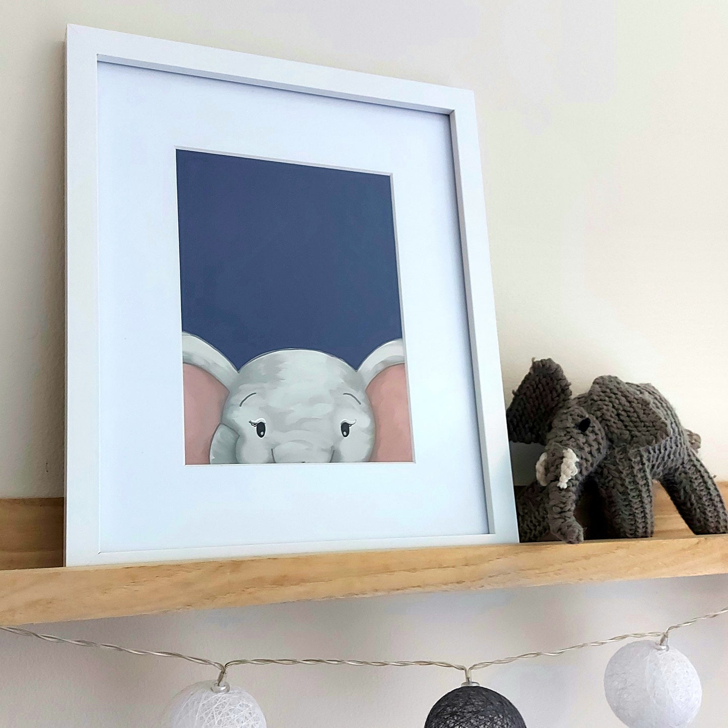 Little Elephant in Navy