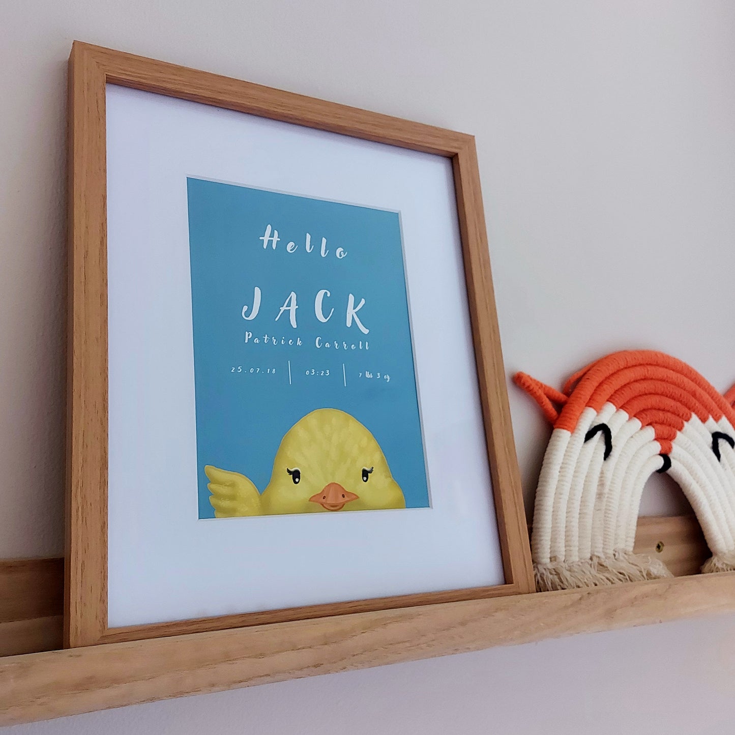 Little Chick in Turquoise, Personalised