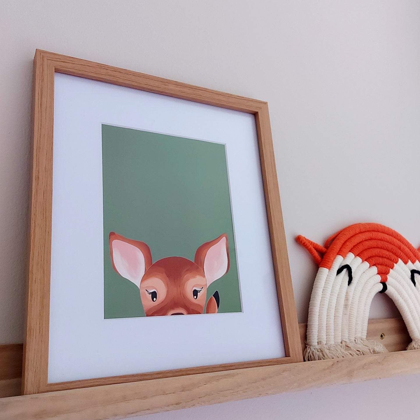 Little Deer in Green