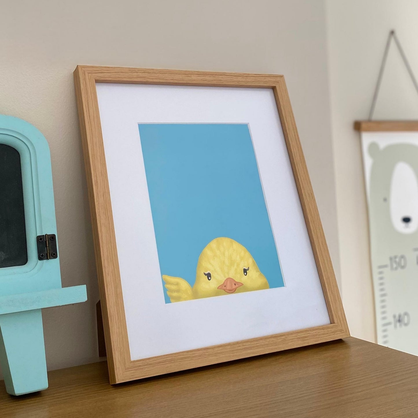 Little Chick in Turquoise