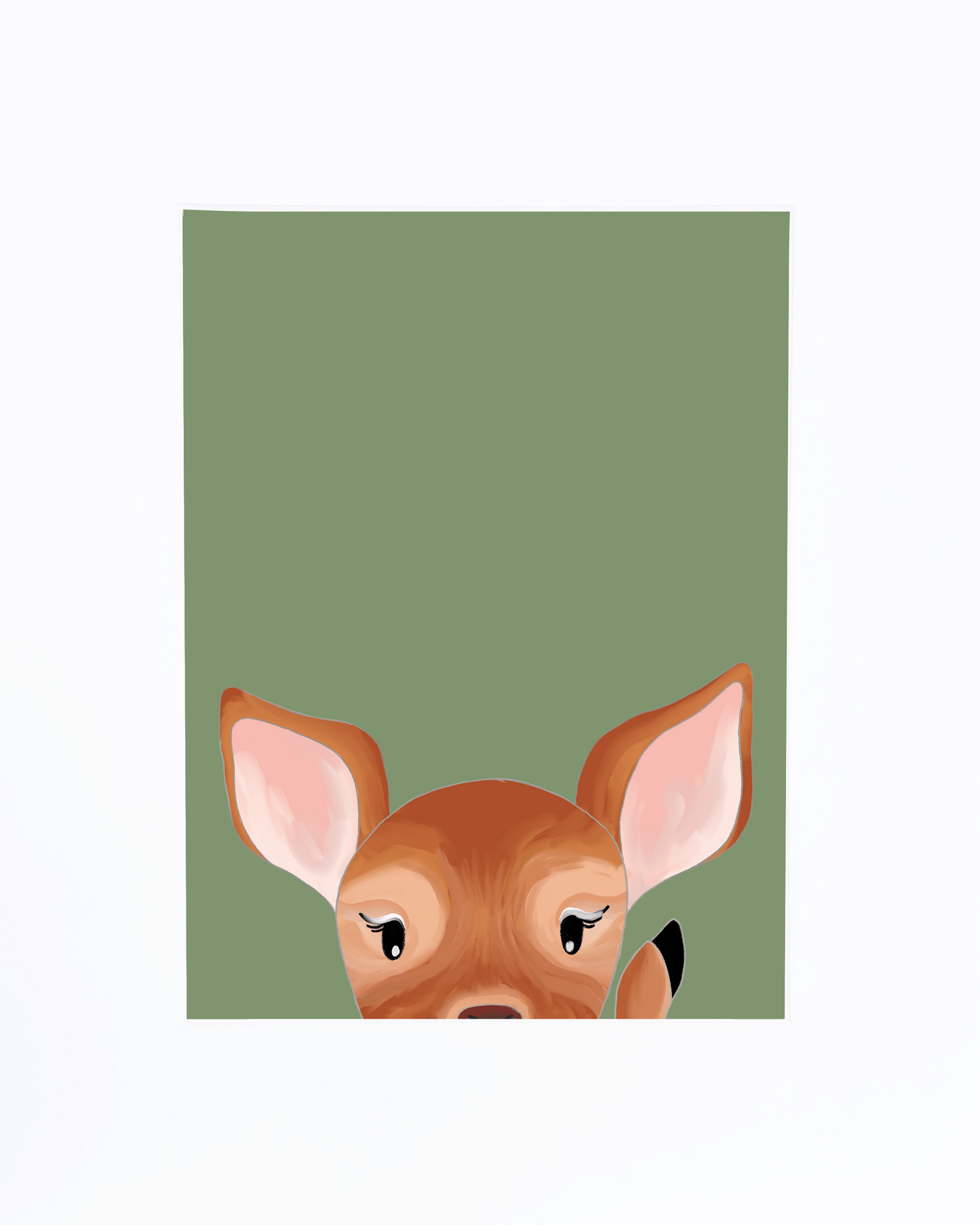 Little Deer in Green