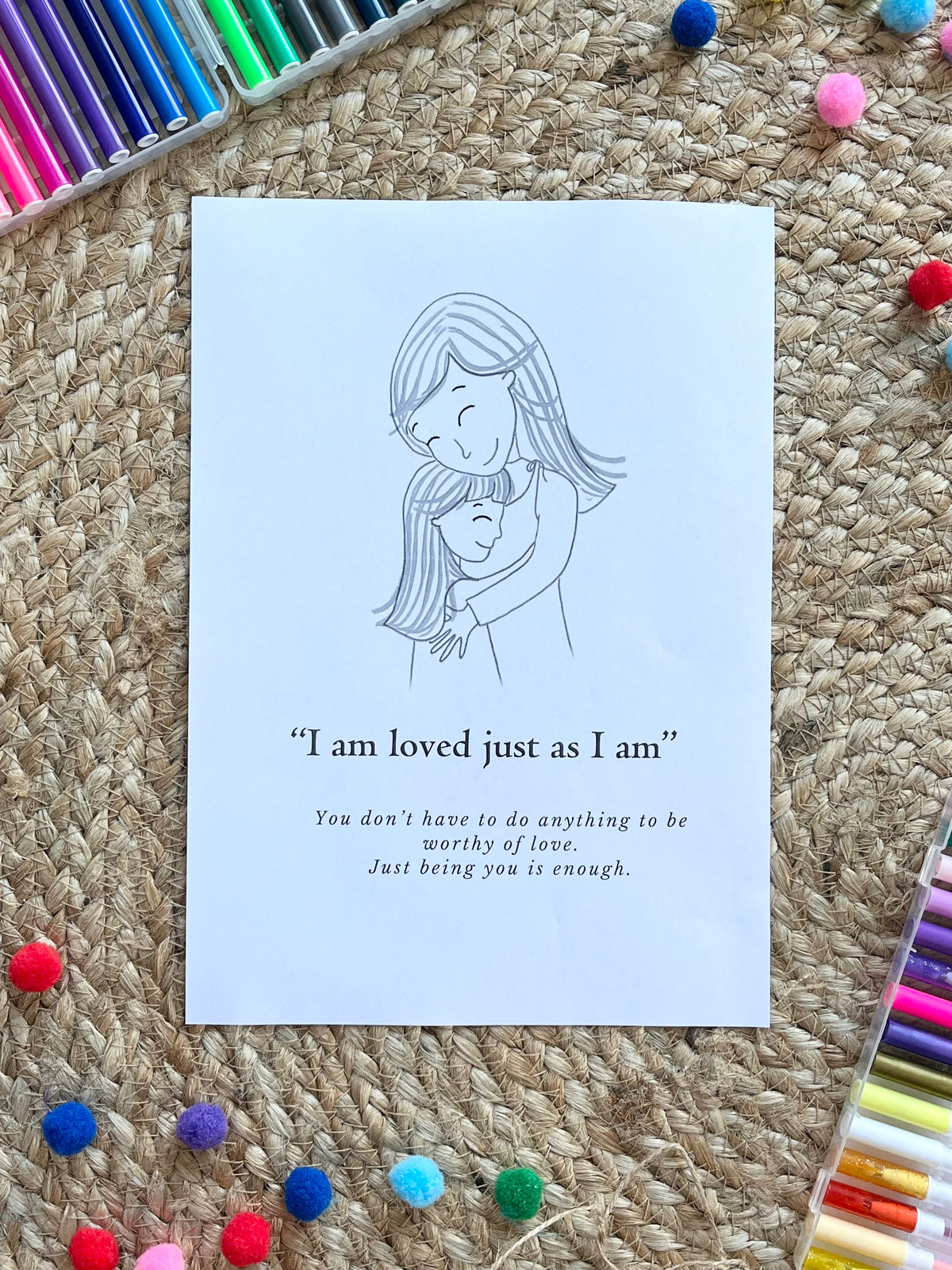 Affirmation Posters & Colouring Sheets