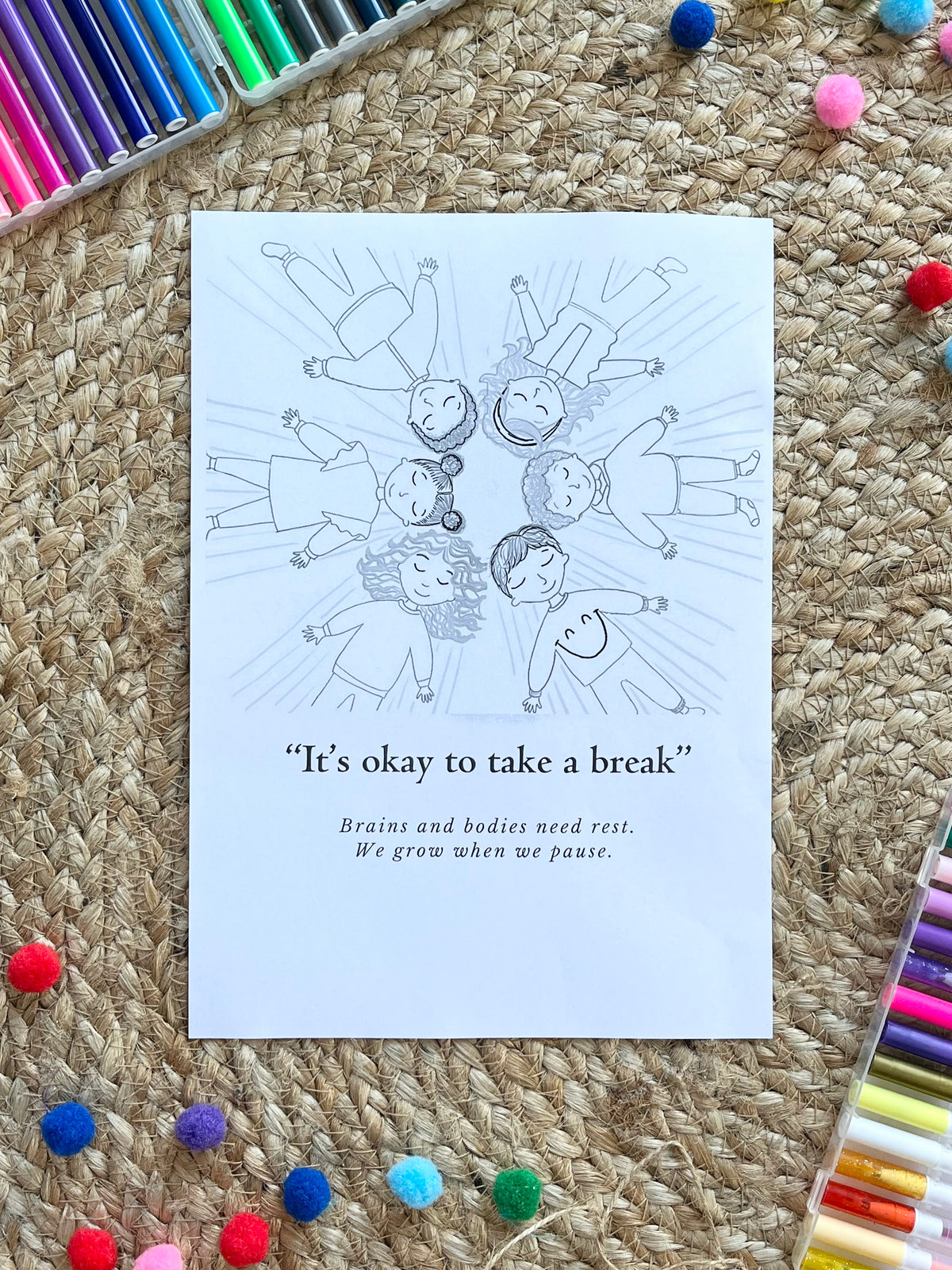 Affirmation Posters & Colouring Sheets