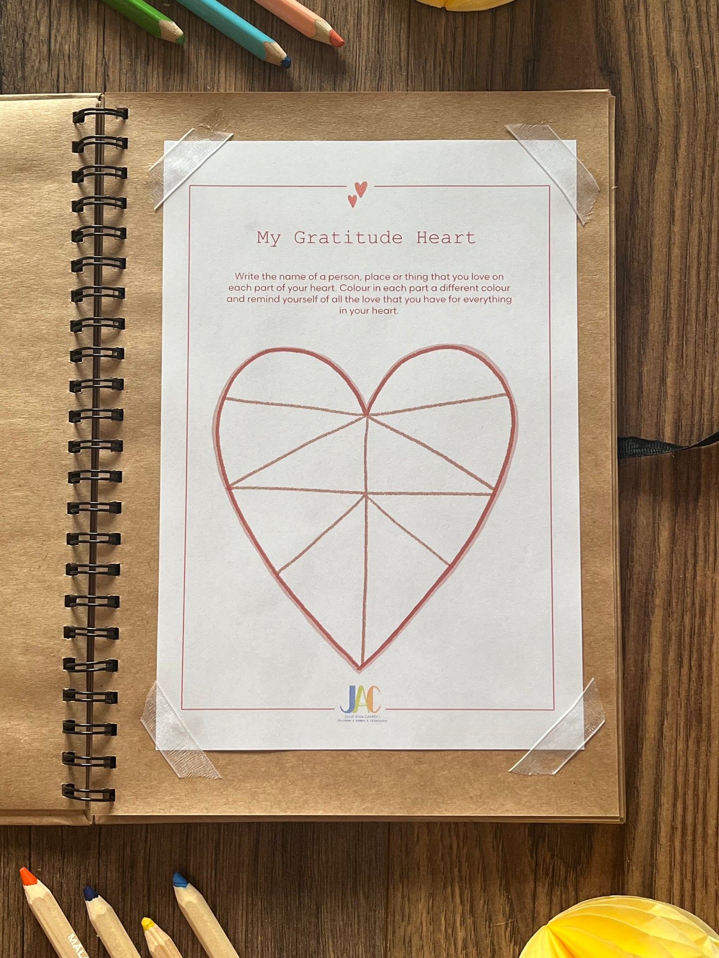 Wellbeing Activity Sheets by Julie-Ann Carroll