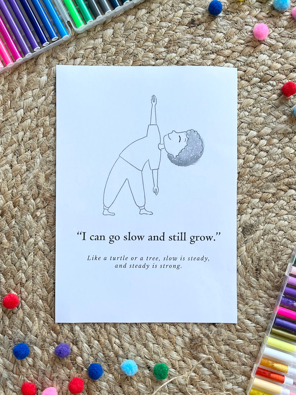 Affirmation Posters & Colouring Sheets