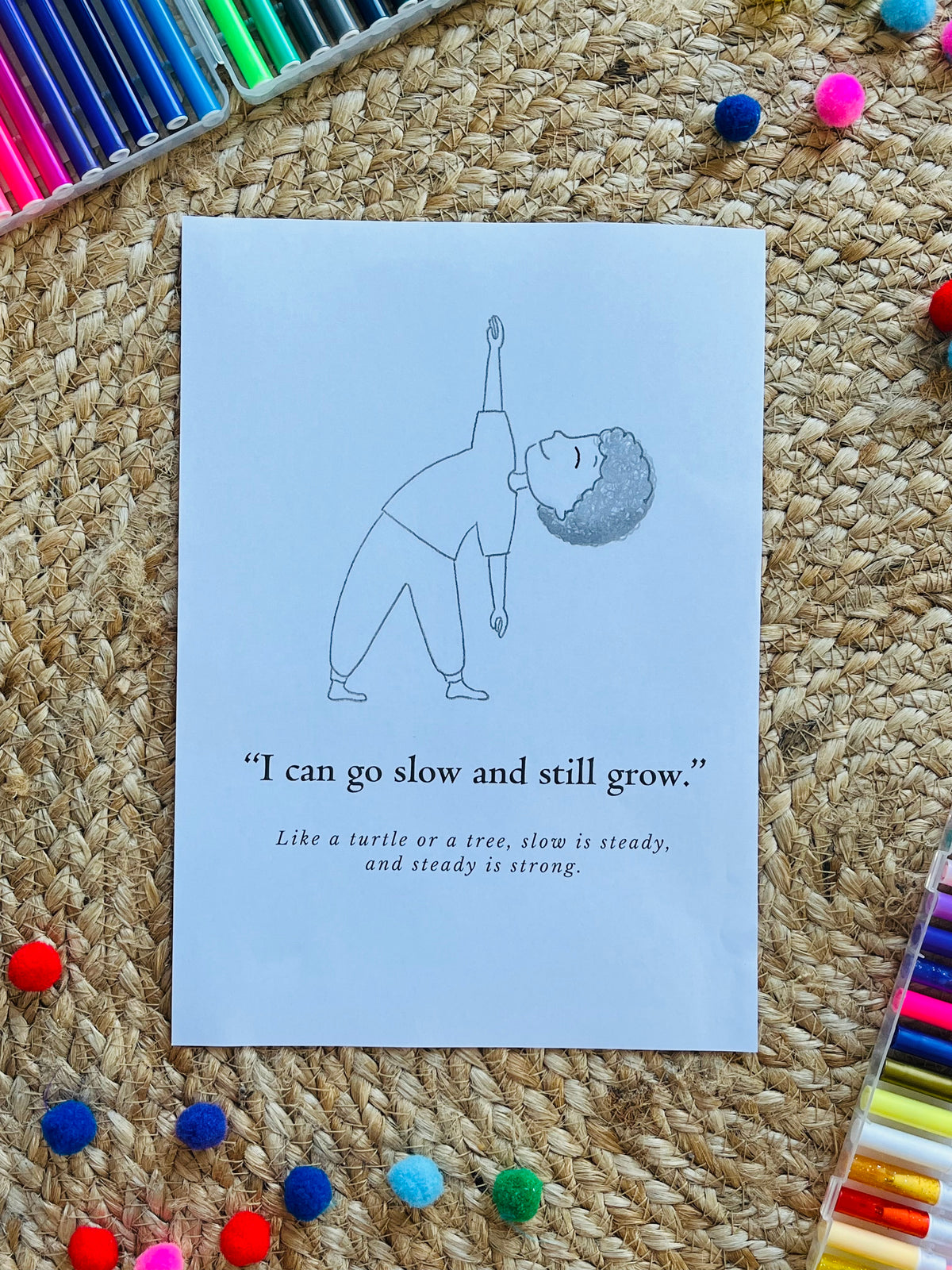 Affirmation Colouring Sheets