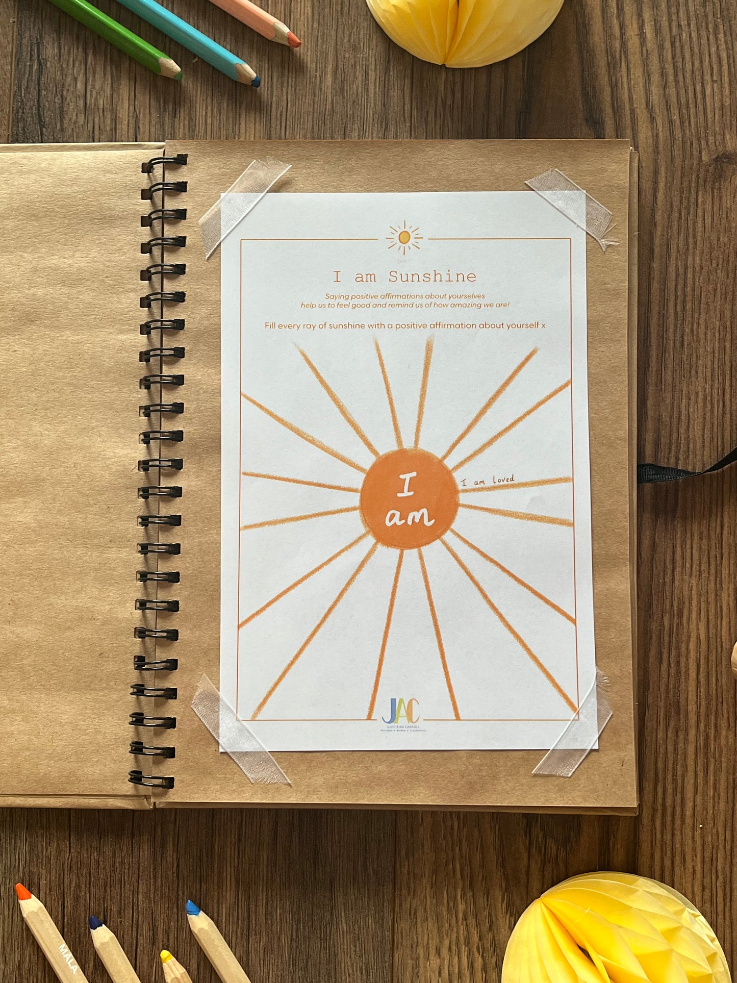 Wellbeing Activity Sheets by Julie-Ann Carroll