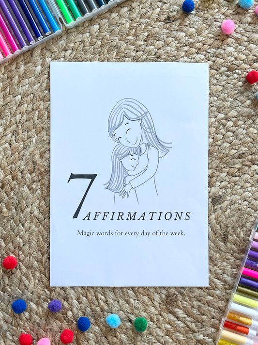 Affirmation Colouring Sheets