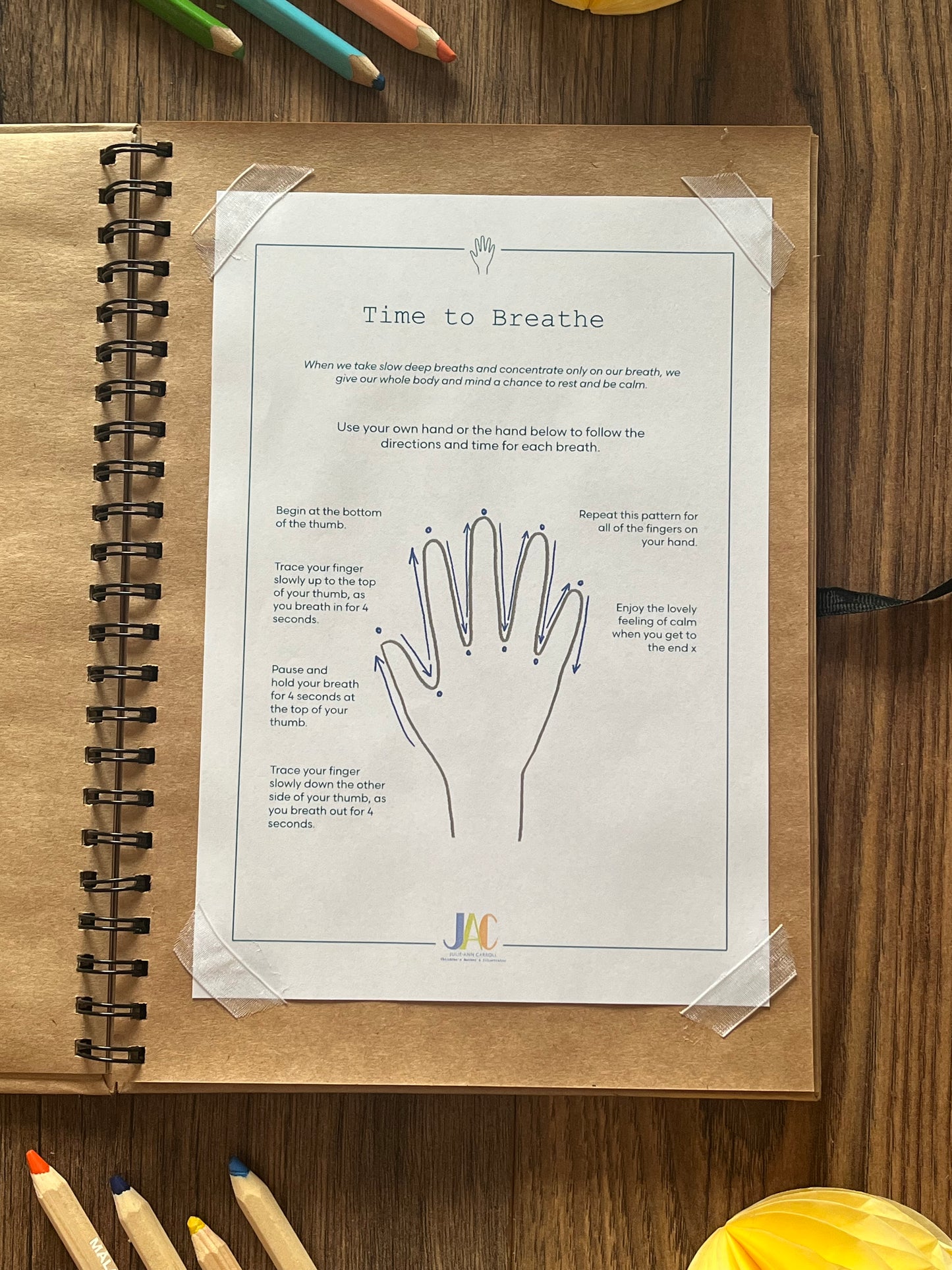 Wellbeing Activity Sheets by Julie-Ann Carroll