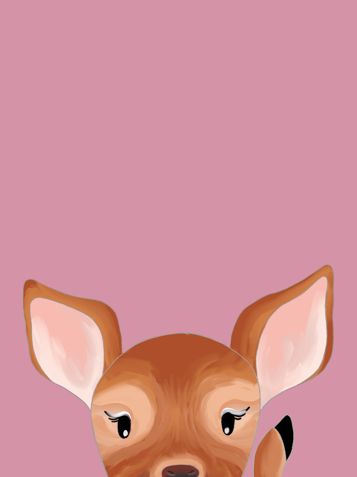 Little Deer in Pink