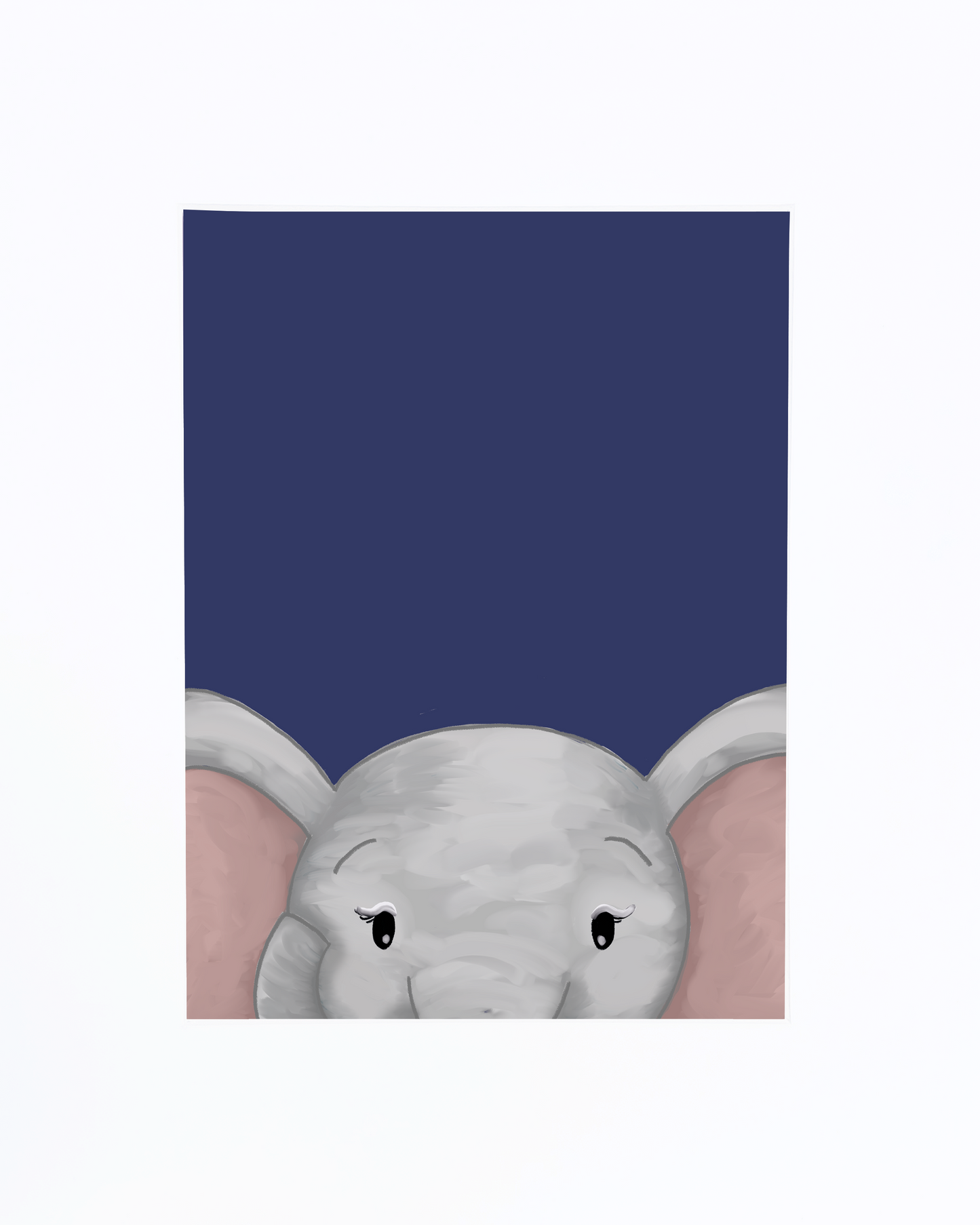 Little Elephant in Navy