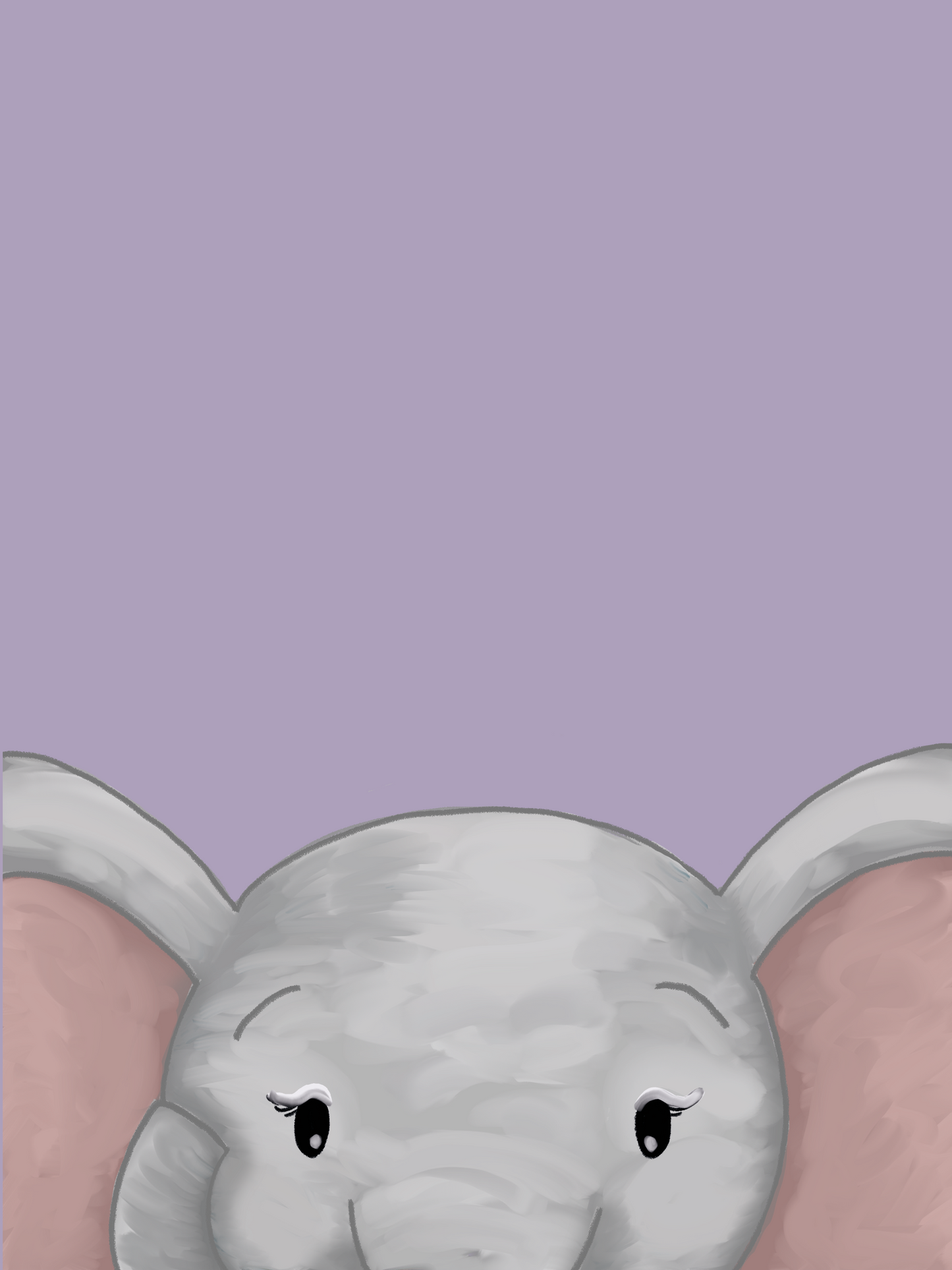 Little Elephant in Lilac